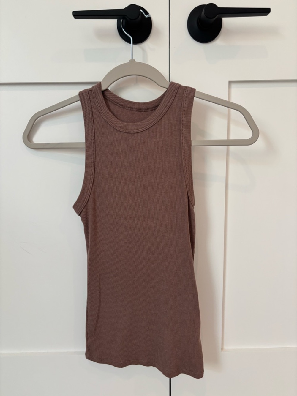 a new day Sleeveless Ribbed Tank in Mauve
